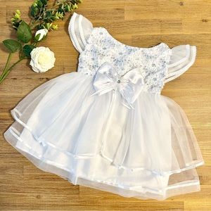 Baby Girls Christening Baptismal Party dress